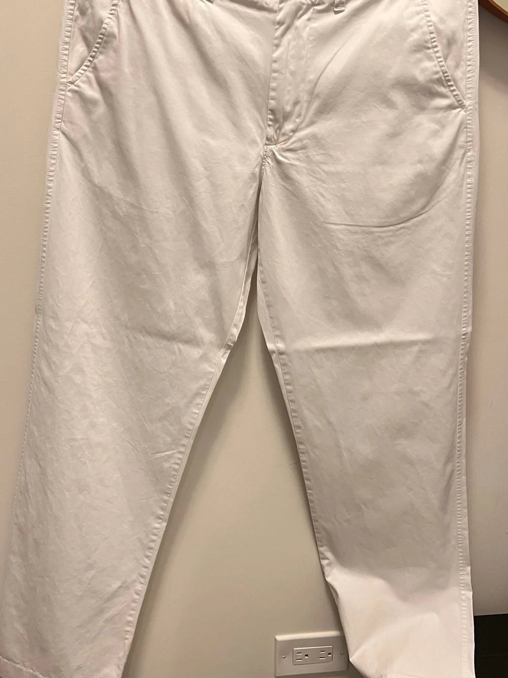 J. Crew White Relaxed Jeans